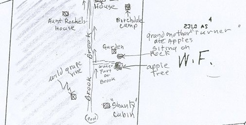Godfrey Hall's sketch of Turner Hill